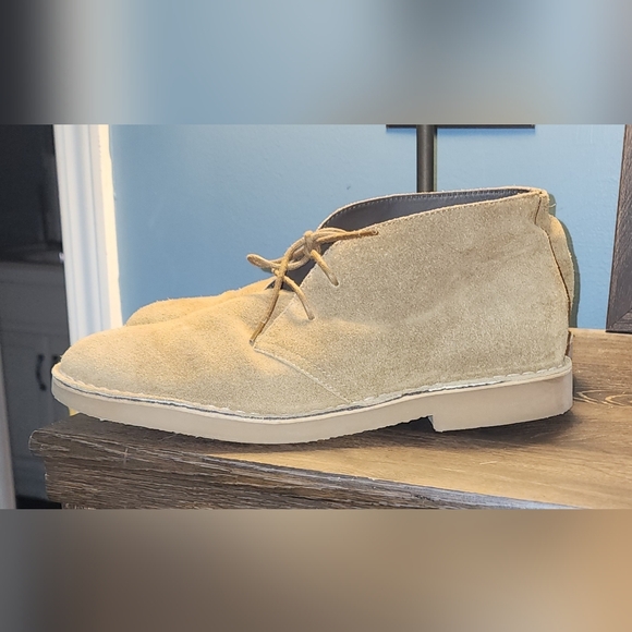 J.Crew Men’s 8 Tan Suede Chukka Ankle Boots Lace Up Desert Boots - Picture 4 of 9